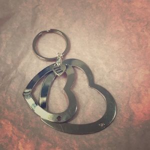 Classic, Simple, triple heart Key Fob O.A.K